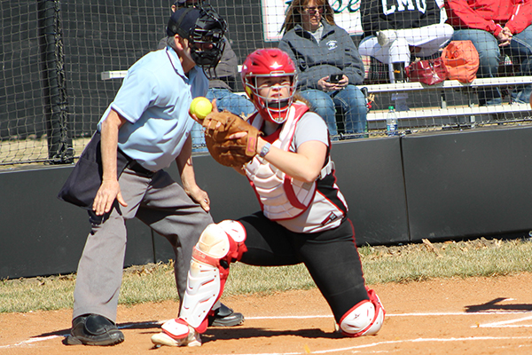 The Lady Red Devils use big fifth inning to beat KCK CC, 13-3