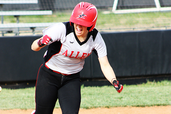 The Lady Red Devils top Fort Scott CC behind Ashley Womack's 4 hits, 15-7